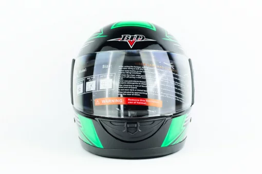 Шлем интеграл BLD-825A XS (53-54см), чёрно-салатовый, ШОЛОМИ, YQ-330135