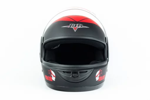 Шолом інтеграл BLD-825A XS (53-54см), чорно-червоний "хижак" мат, ШОЛОМИ, YQ-330561