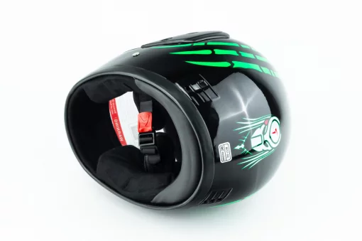 Шолом інтеграл BLD-825A М (57-58см), чорно-зелений "хижак", ШОЛОМИ, YQ-330466