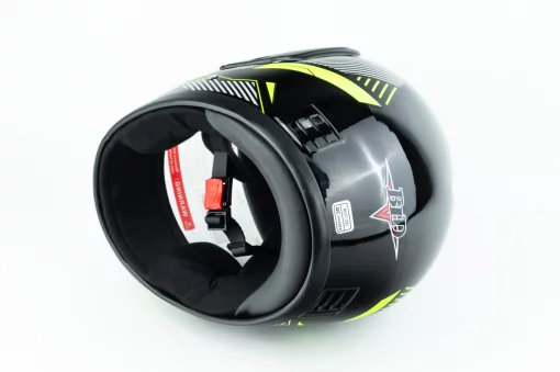 Шолом інтеграл BLD-825A М (57-58см), чорно-салатовий, ШОЛОМИ, YQ-330034