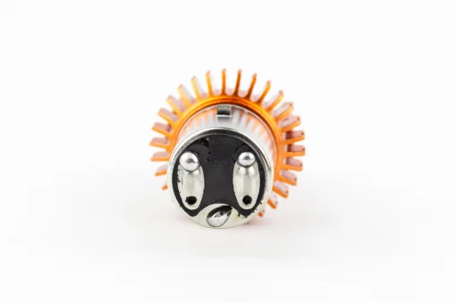 Лампа фары диодная LED-2 BA20D, жёлтый корпус, ЛАМПИ, YQ-354917