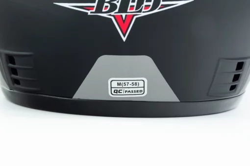 Шлем интеграл BLD-825A М (57-58см), чёрно-серый мат, ШОЛОМИ, YQ-360305