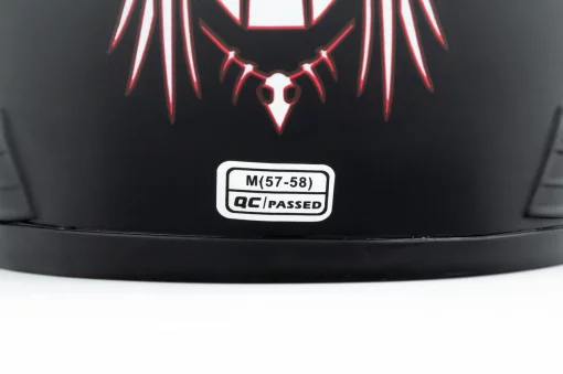 Шолом інтеграл BLD-825A М (57-58см), чорно-червоний "хижак", ШОЛОМИ, YQ-330038