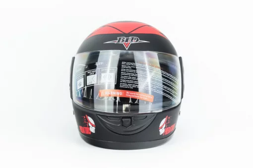 Шолом інтеграл BLD-825A М (57-58см), чорно-червоний "хижак" мат, ШОЛОМИ, YQ-330467