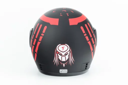 Шолом інтеграл BLD-825A М (57-58см), чорно-червоний "хижак" мат, ШОЛОМИ, YQ-330467