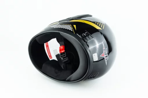 Шолом інтеграл BLD-825B М (57-58см), чорно-золотистий, ШОЛОМИ, YQ-330458