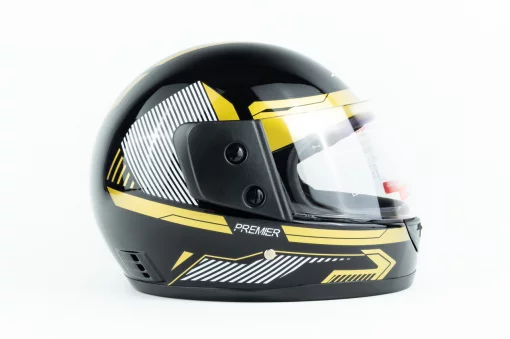 Шолом інтеграл BLD-825B М (57-58см), чорно-золотистий, ШОЛОМИ, YQ-330458