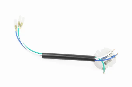 Патрон лампы фары цоколь BA20D пластик, белый тип 1, ЛАМПИ, YQ-301535