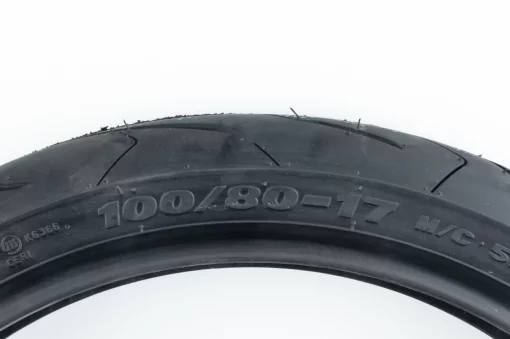 Шина 100/80-17 бескамерная, шоссейный рисунок RAZOR XP SB-148, ШИНИ, YQ-353730