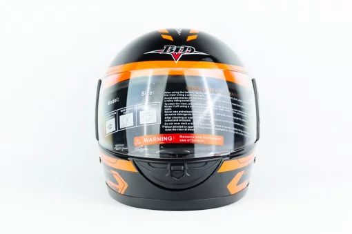 Шлем интеграл BLD-825B М (57-58см), чёрно-оранжевый, ШОЛОМИ, YQ-330465