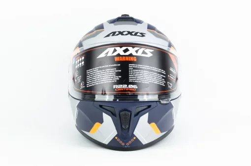 Шолом інтеграл (стандарт DOT/ECE) DRAKEN SUNRAY S (55-56см), синьо-помаранчевий мат, ШОЛОМИ, YQ-360572