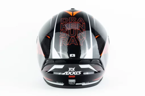 Шлем интеграл (стандарт DOT/ECE) DRAKEN SUNRAY L (59-60см), чёрно-красный, ШОЛОМИ, YQ-360571