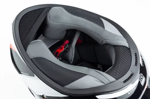 Шолом інтеграл (стандарт DOT/ECE) DRAKEN SUNRAY S (55-56см), чорно-червоний, ШОЛОМИ, YQ-360569