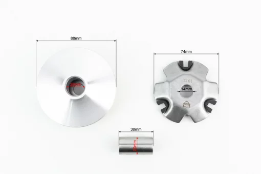 Вариатор передний к-кт Honda DIO50 AF18/27/GY6-50+втулка, 50-100сс 4Т, YQ-352167