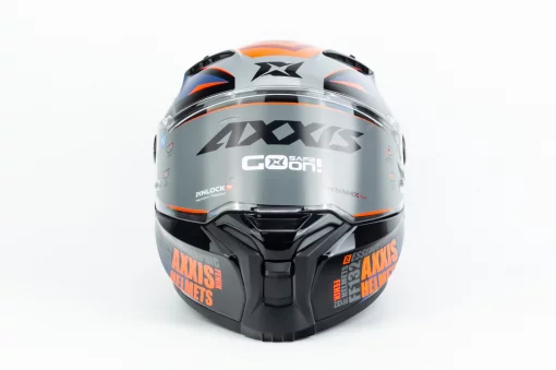 Шлем интеграл (стандарт DOT/ECE) FENIX ESSENCE М (57-58см), чёрно-оранжевый, ШОЛОМИ, YQ-360591