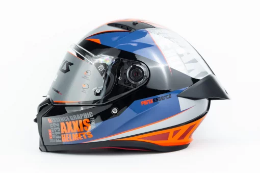 Шлем интеграл (стандарт DOT/ECE) FENIX ESSENCE М (57-58см), чёрно-оранжевый, ШОЛОМИ, YQ-360591