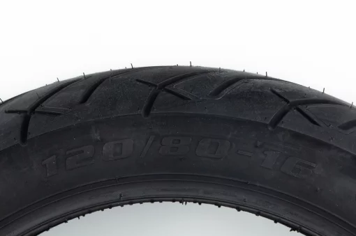Шина 120/80-16 бескамерная, шоссейный рисунок D356, ШИНИ, YQ-353619