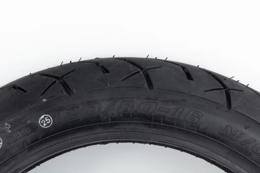 Шина 120/80-16 бескамерная, шоссейный рисунок H310, ШИНИ, YQ-353618