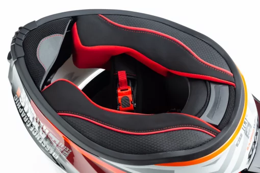 Шлем интеграл (стандарт DOT/ECE) FENIX ESSENCE L (59см), чёрно-красный, ШОЛОМИ, YQ-360586