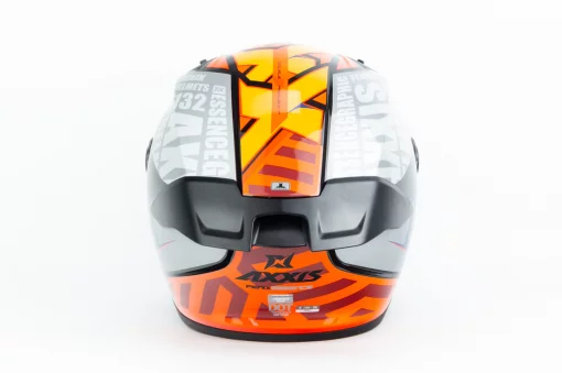 Шлем интеграл (стандарт DOT/ECE) FENIX ESSENCE S (55-56см), чёрно-оранжевый, ШОЛОМИ, YQ-360590