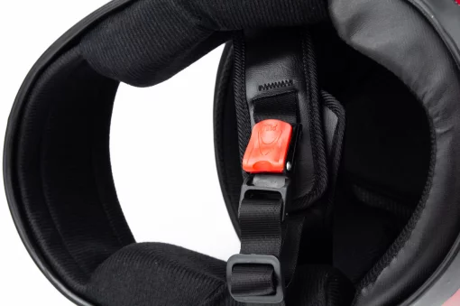 Шлем интеграл HF-101 M, красный с рисунком Q23-R, ШОЛОМИ, YQ-330654