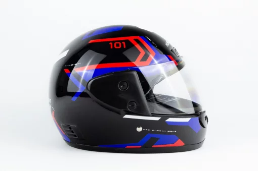 Шолом інтеграл HF-101 M, чорний з малюнком Q275-R, ШОЛОМИ, YQ-360530