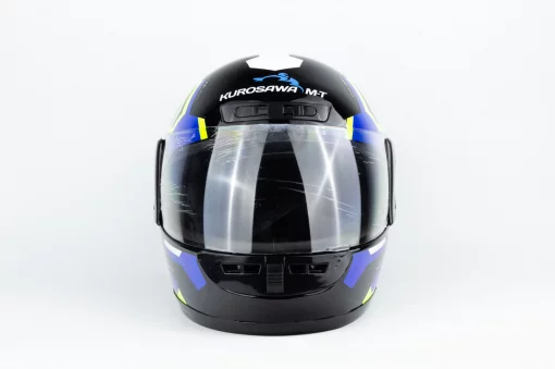 Шлем интеграл HF-101 M, чёрный с рисунком Q275-Y, ШОЛОМИ, YQ-360529