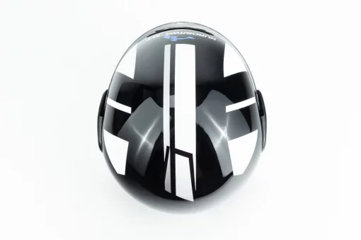 Шолом інтеграл HF-101 M, чорно-білий Q237-W, ШОЛОМИ, YQ-360555