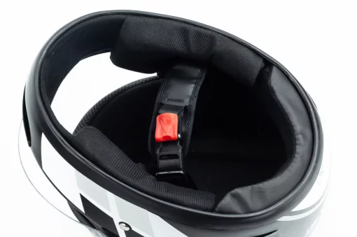 Шолом інтеграл HF-101 M, чорно-білий Q237-W, ШОЛОМИ, YQ-360555