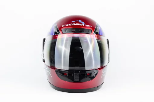 Шлем интеграл HF-101 S, красный с рисунком Q23-BL, ШОЛОМИ, YQ-360523