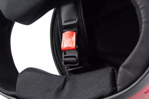 Шлем интеграл HF-101 S, красный с рисунком Q23-BL, ШОЛОМИ, YQ-360523