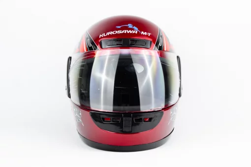 Шлем интеграл HF-101 S, красный с рисунком Q23-R, ШОЛОМИ, YQ-360524