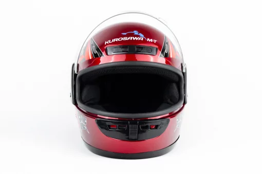 Шлем интеграл HF-101 S, красный с рисунком Q23-R, ШОЛОМИ, YQ-360524