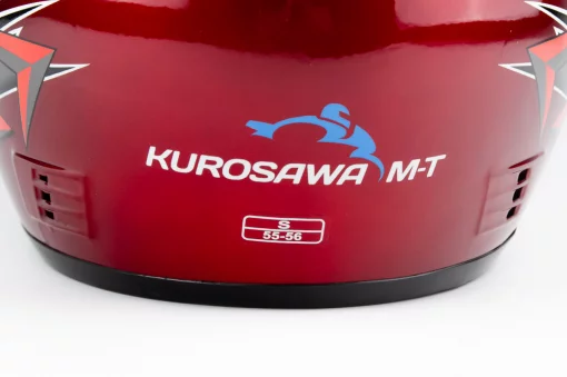 Шлем интеграл HF-101 S, красный с рисунком Q23-R, ШОЛОМИ, YQ-360524