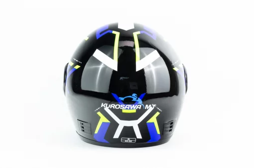 Шлем интеграл HF-101 S, чёрный с рисунком Q275-G, ШОЛОМИ, YQ-360527