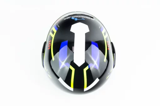 Шлем интеграл HF-101 S, чёрный с рисунком Q275-G, ШОЛОМИ, YQ-360527