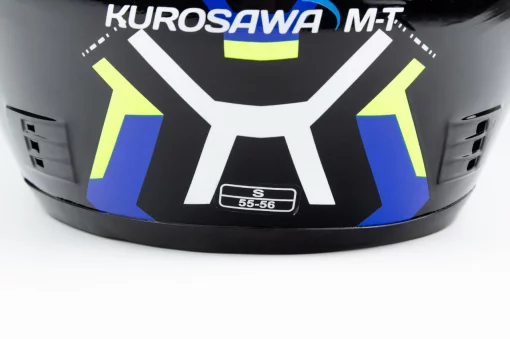 Шлем интеграл HF-101 S, чёрный с рисунком Q275-Y, ШОЛОМИ, YQ-360525