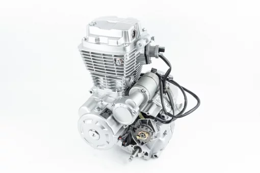 Двигатель мотоциклетный в сборе CB-150cc (на Viper-125J) цельная клапанная крышка, ДВИГУН, YQ-307161