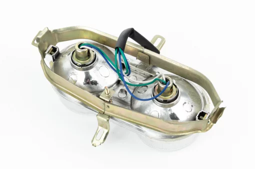 Фара передняя в сборе "двойная", GRAND PRIX, YQ-316036