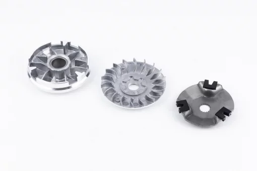 Вариатор передний к-кт Yamaha JOG 90 (под вал 16мм)+втулка, крыльчатка, крест, YQ-331734