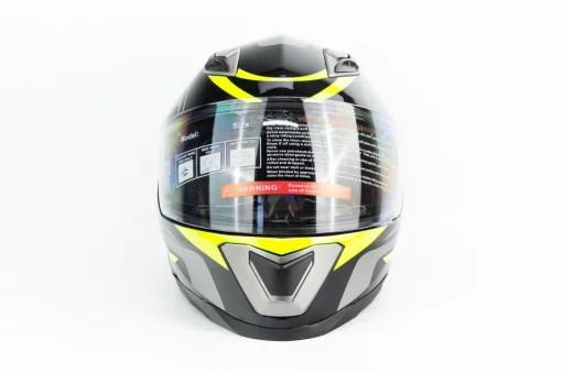 Шлем интеграл M62 S (55-56см), чёрно-салатовый, ШОЛОМИ, YQ-301323