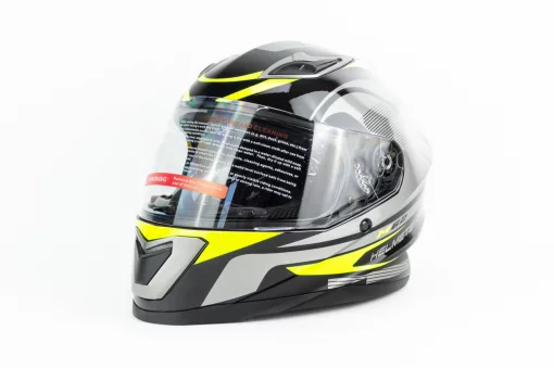 Шлем интеграл M62 S (55-56см), чёрно-салатовый, ШОЛОМИ, YQ-301323