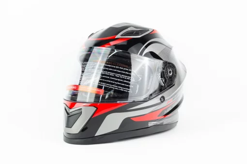 Шолом інтеграл M62 S (55-56см), чорно-червоний, ШОЛОМИ, YQ-330024