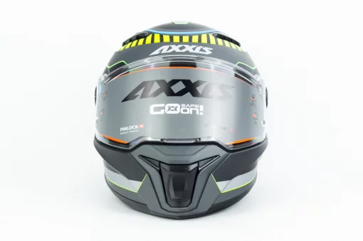 Шлем интеграл (стандарт DOT/ECE), выдвижные очки PANTHER SV GALE S (55-56см), чёрно-салатовый мат, ШОЛОМИ, YQ-360595