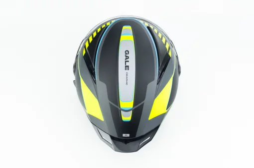 Шлем интеграл (стандарт DOT/ECE), выдвижные очки PANTHER SV GALE S (55-56см), чёрно-салатовый мат, ШОЛОМИ, YQ-360595