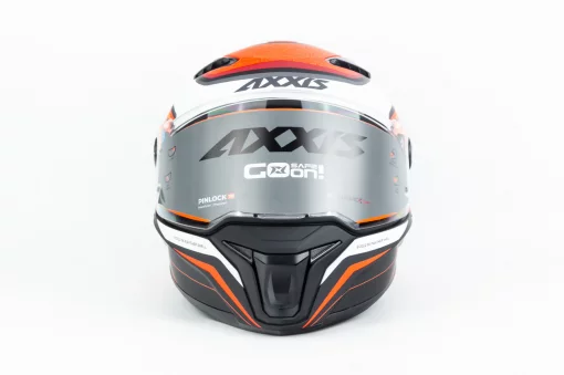 Шлем интеграл (стандарт DOT/ECE), выдвижные очки PANTHER SV THORN L (59-60см), чёрно-оранжевый мат, ШОЛОМИ, YQ-360599