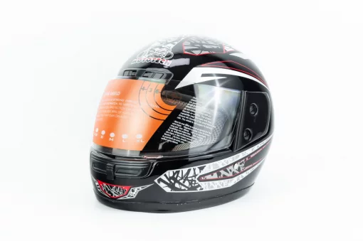 Шлем интеграл WLT-106 S, чёрно-красный, ШОЛОМИ, YQ-360559