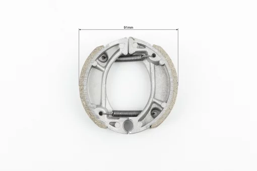 Гальмівні колодки барабан Honda DIO 50 (пружини під кутом), D-90мм, YQ-331404