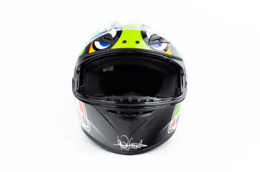 Шолом інтеграл з LED підсвічуванням, висувні окуляри K-3 S, чорний з малюнком, ШОЛОМИ, YQ-360543