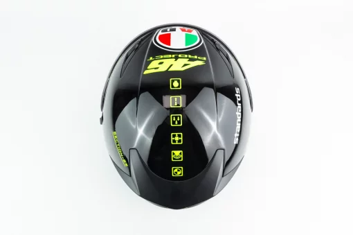 Шлем интеграл с LED подсветкой, выдвижные очки K-3 S, чёрно-салатовый PROJECT 46, ШОЛОМИ, YQ-360541